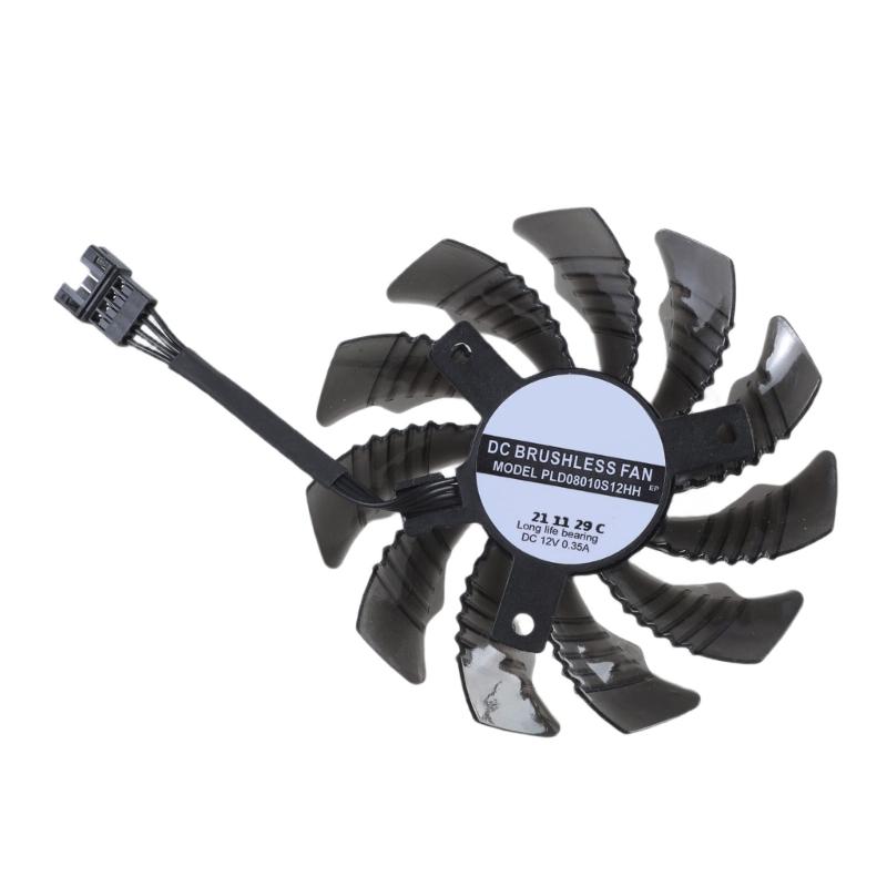 78MM PLD08010S12HH GPU Cooling Fan Replacement for RTX3050 3060 GAMING Graphics Cards Video Card Radiator