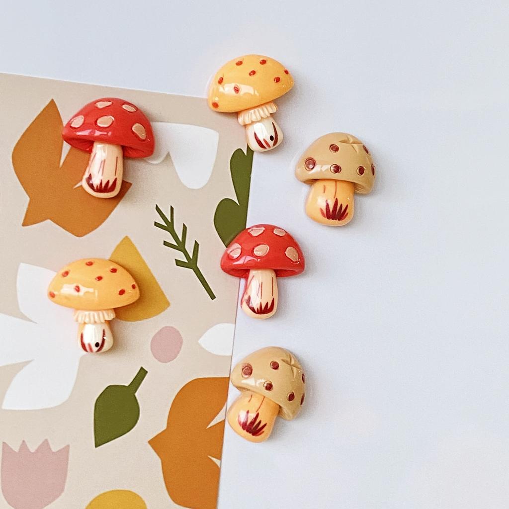 Набор из 9 магнитов на холодильник в виде грибов - милые и креативные декоративные магниты для кухни, офисной доски, шкафчика и посудомоечной машины