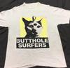 Редкая футболка с коротким рукавом Butthole Surfers 1990 года, белая, размеры S - 5XL