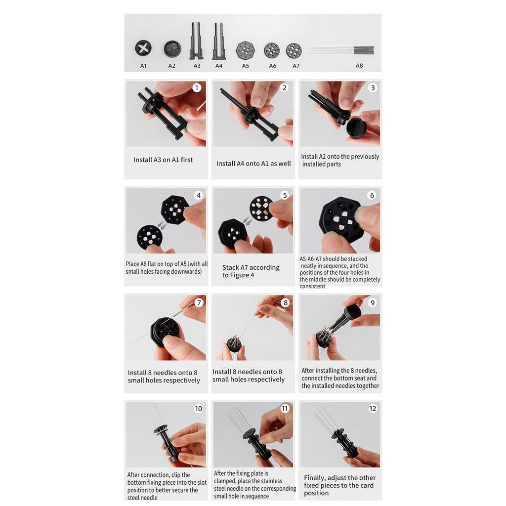 Игла для распределения кофе, размешиватель кофейного порошка, распределитель кофейной гущи, штифт для кофейного порошка, текстура ABS для кофе