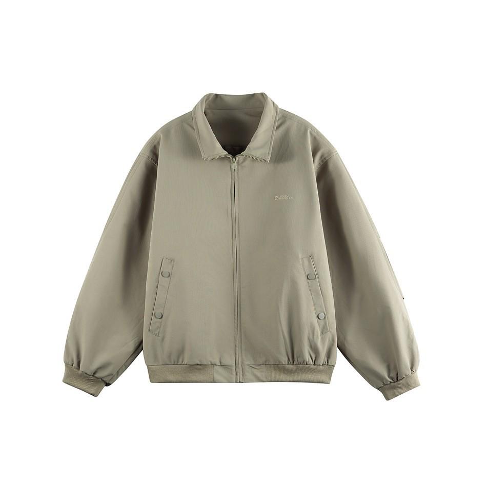 UNDOMAZE Men's Retro Harrington Stand Collar Workwear Jacket