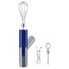 Small Handheld Mixer 3 Speed Mode Wireless Operation Foldable Storage Double Stainless Steel Whisks Attachments