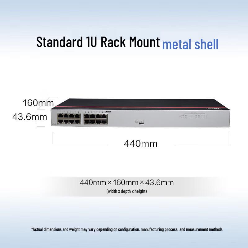 Huawei S1730S 16-Port Gigabit Unmanaged Enterprise Switch