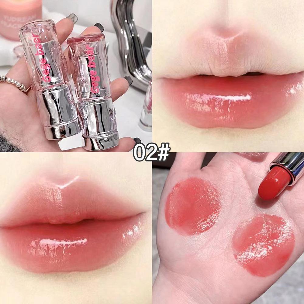 Gegebear Light and Translucent, Watery Lipstick, Mirror Moisturizing,  Korean Lip Gloss, Cross-border Beauty