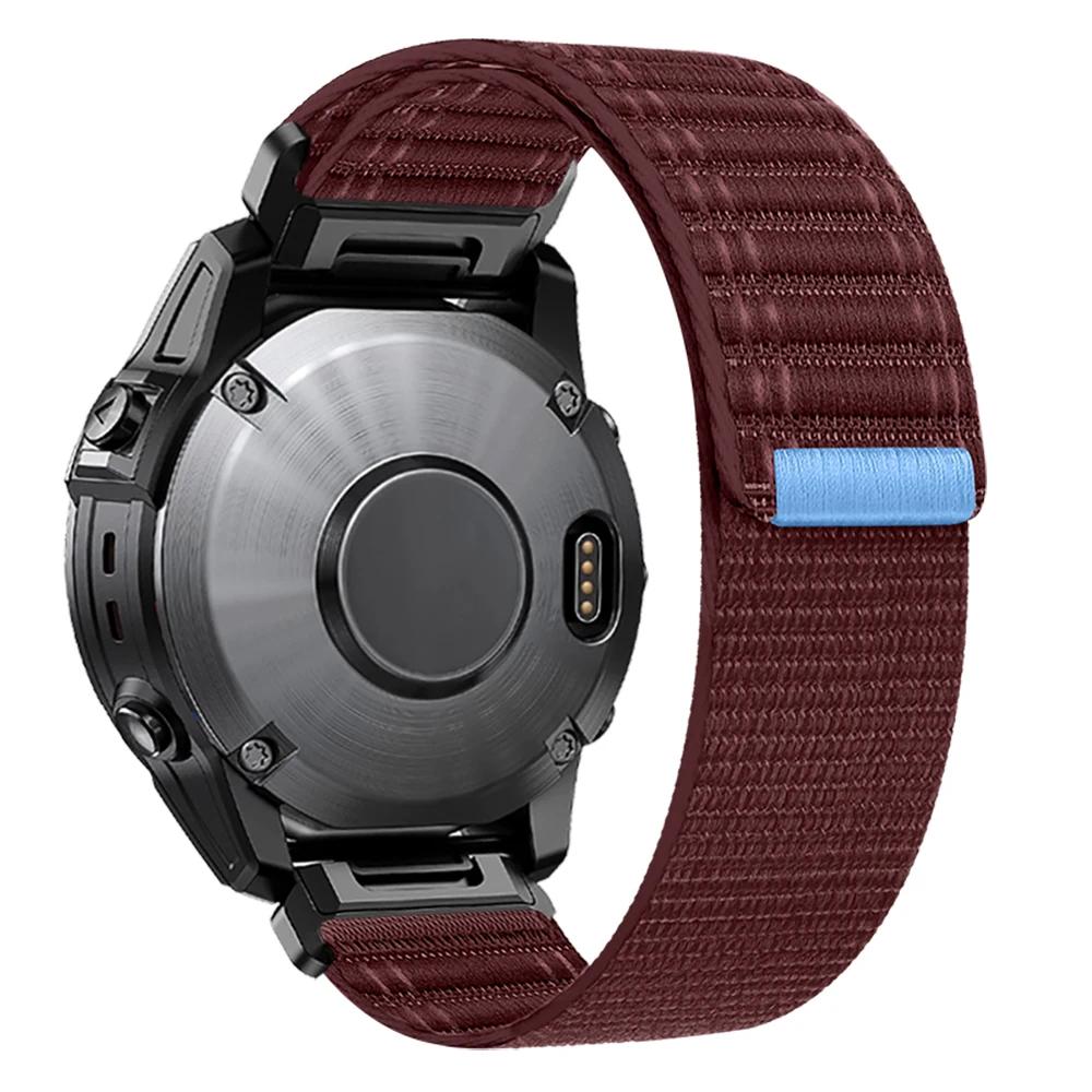 Спортивный нейлоновый ремешок QuickFit 22 мм 26 мм Для Garmin Fenix 8 E 7 7X 6 6X 5X Plus/Epix Pro Gen 2 47 мм 51 мм/Enduro 3 2 Ремешок для часов