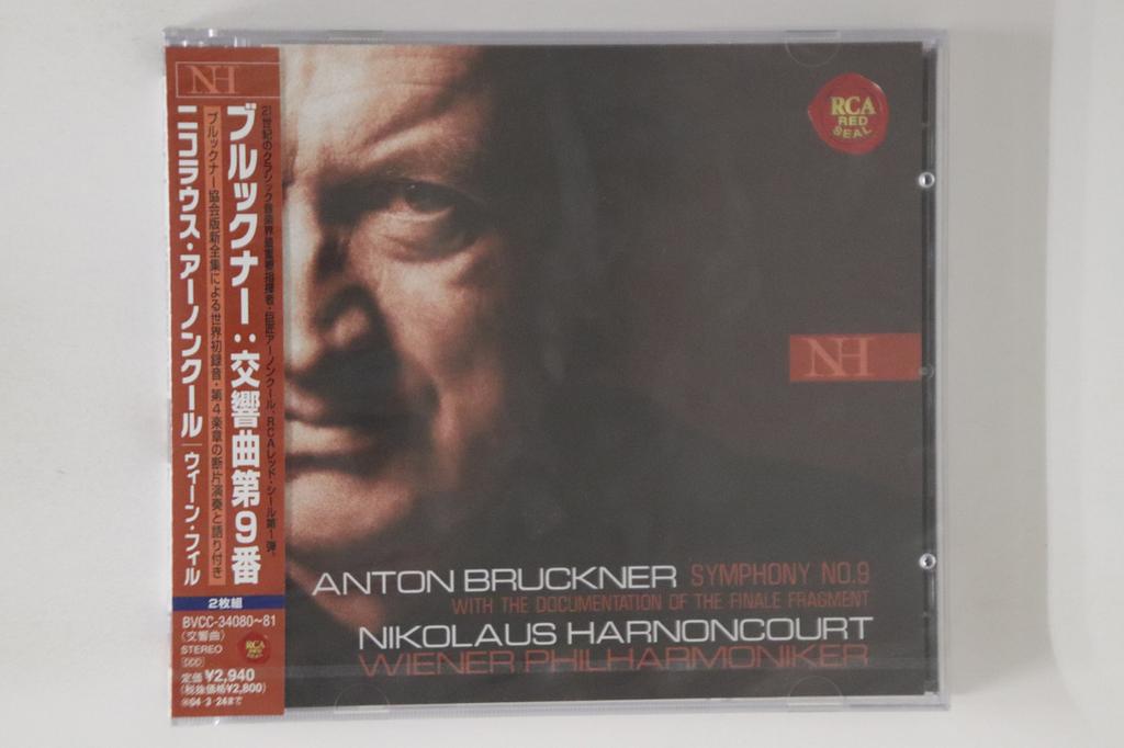 CD NIKOLAUS HARNONCOURT - Anton Bruckner Symphony No. 9 BVCC340801PROMO BMG Japan Obi Classical Used