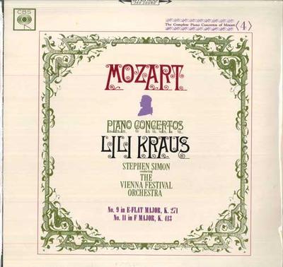 LP-пластинка ЛИЛИ КРАУС - Моцарт: Фортепианные концерты Нет. 9 и 1 OS874C CBS Japan Классика Б/У