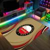Feyenoord Design Crystal Velvet Carpet Cozy Non?Slip Printed Rug For Bedroom Living Room Entrance