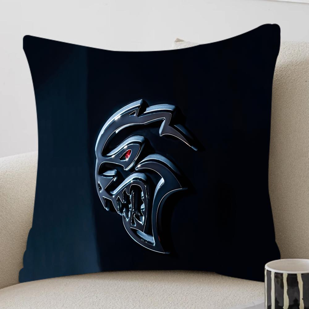 SRT Hellcat Demon Dodge car Pillow Cushion Cover Pillowcase Living Room Sofa Home Decor Customized
