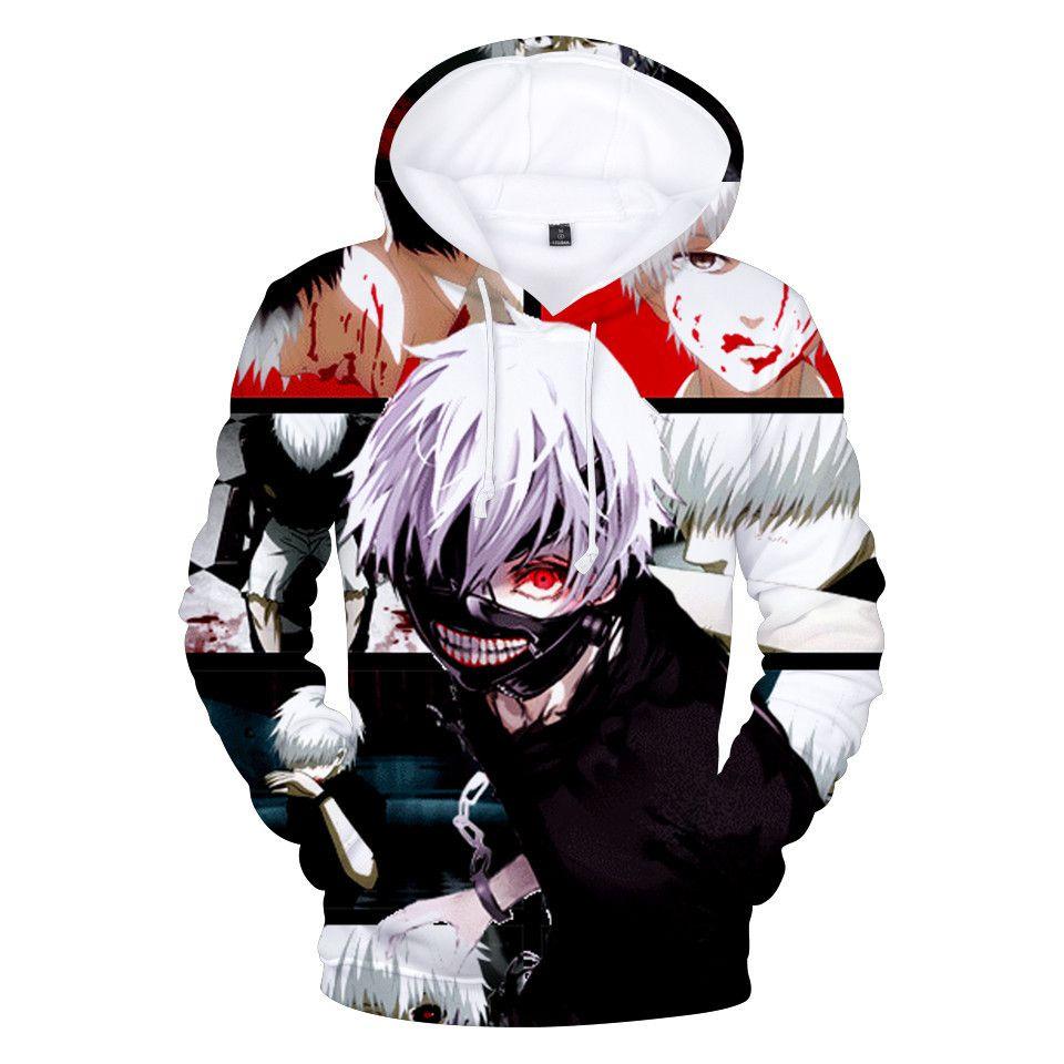 Unisex Tokyo Ghoul Hoodie With 3d Print Design And Casual Cosplay Costume Appeal