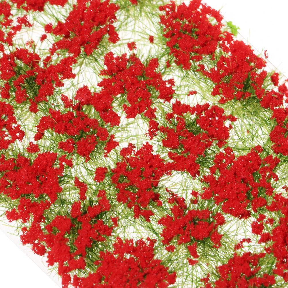 Игровой микроландшафт Дикий миниатюрный пучок травы и цветов Модель Сцена Симуляция Производство местности