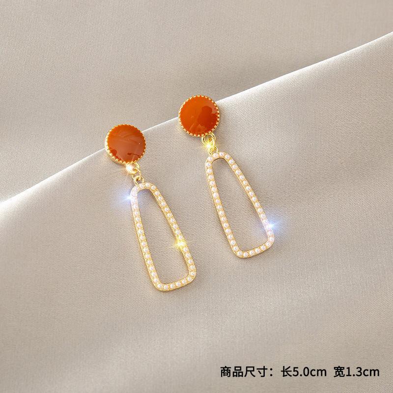 Серьги, Женственность, Высококачественные серьги-гвоздики, Новая модная атмосфера, Легкие роскошные серьги, Популярные серьги.