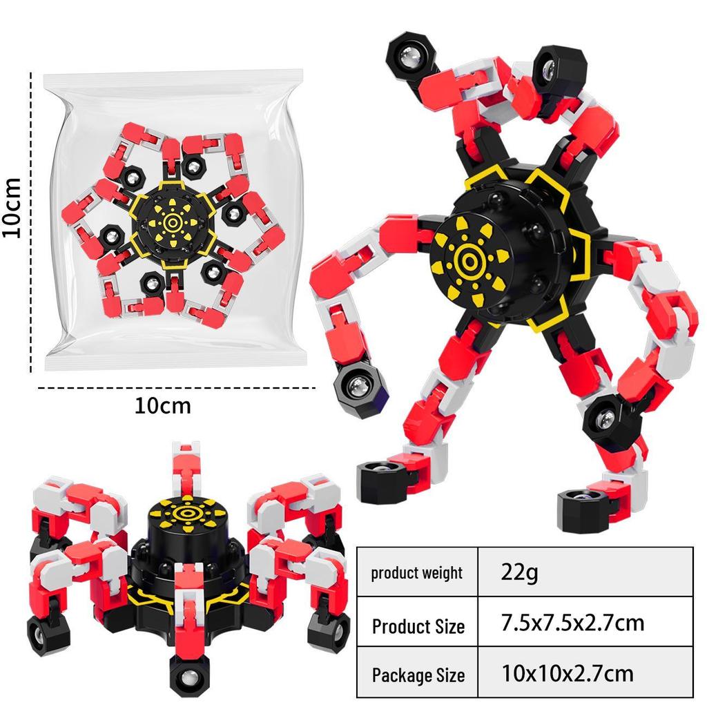 Деформируемая светящаяся игрушка-гироскоп: Образовательный механический фиджет для детей