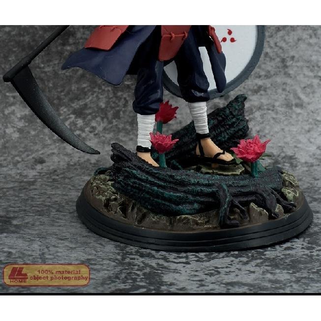 Anime Ninja Shippuden Uchiha Madara Circular Fan Battle Figure Statue Toy Gift