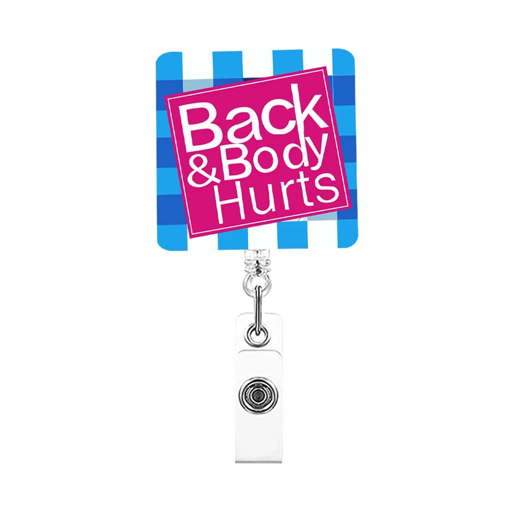 New Glitter Nurse Doctor Retractable Badge Reels Kawaii Cartoon Medical Theme Badge Reels Id/Ic Card Holder Hospital Supplies