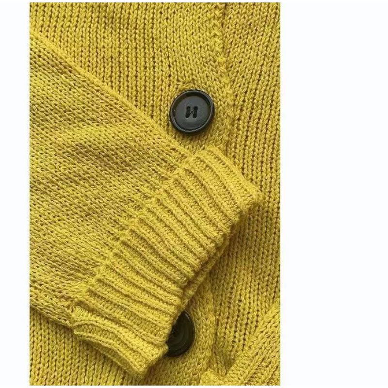 Женский зимний свитер средней длины больших размеров с капюшоном