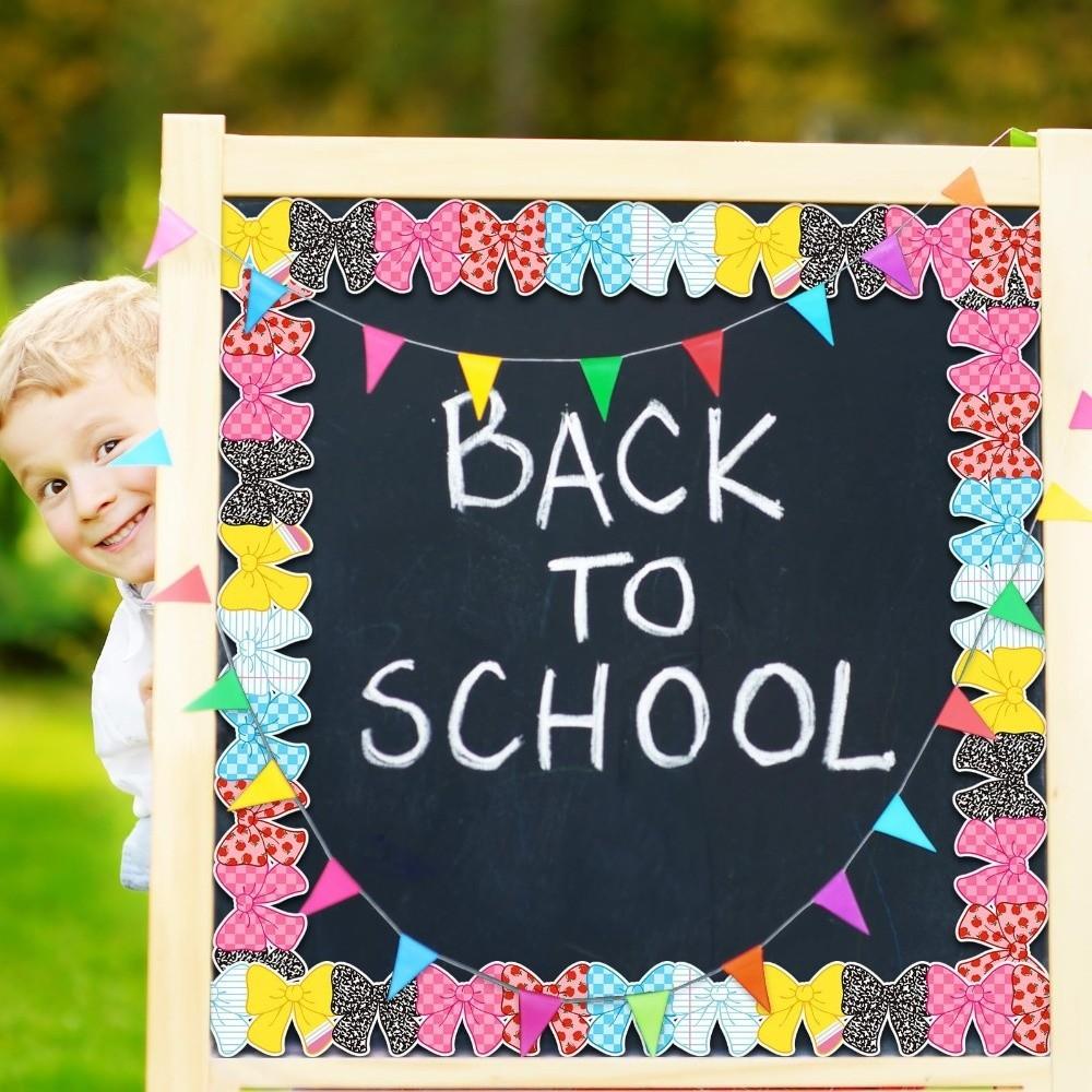 Back-to-School Decor Bulletin Board Border Poster Border Stickers for Classroom Decorations
