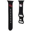 Hello Kitty Silicone Kitty Head Strap For Apple Watch 38/40/41Mm - Black
