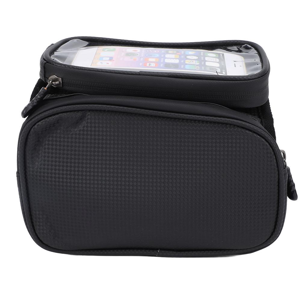 Велосипедная сумка на переднюю раму для телефона, водонепроницаемая, с сенсорным экраном, передний держатель для телефона, чехол для улицы