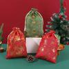 5pcs/lot Multi-color Christmas Drawstring Storage Bag  Candy Jewelry Toy Presents