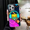 Мягкий чехол для телефона Geometry Dash для iPhone 15 16 17 Pro Max 17Air 16E 14 Plus 13 12 Mini Ударопрочный чехол Задняя крышка