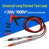 Универсальные цифровые мультиметровые щупы Yarun и тестовые провода на 20А с силиконовыми разъемами и зажимами типа «крокодил».