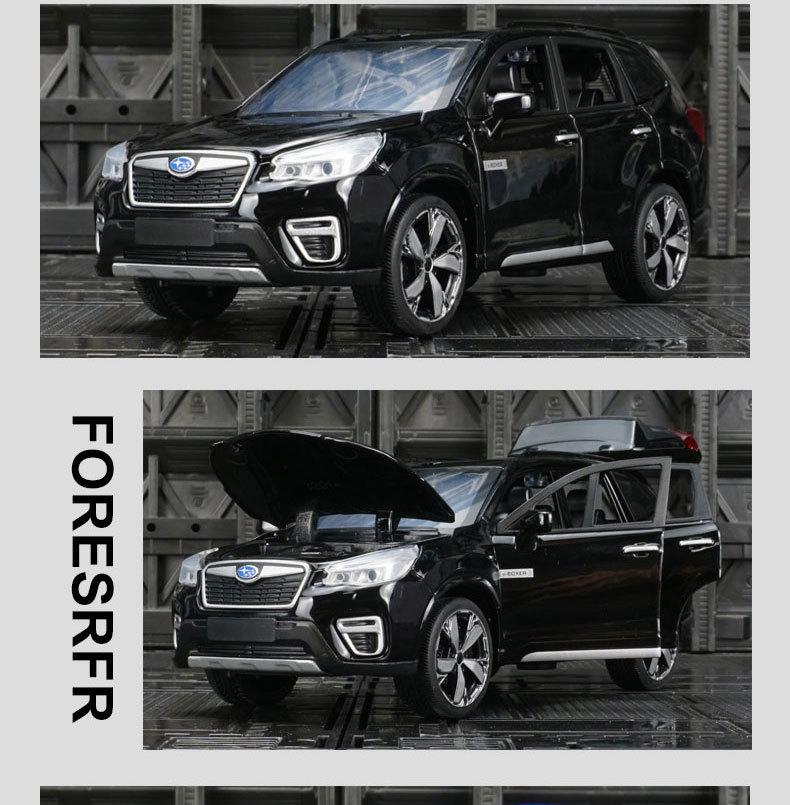 Qiyi Q3006A Forester Сплавная Игрушечная Машинка с Откатом, Звуком, Светом и Открывающимися Дверями - Идеальный Детский Подарок