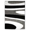 Rug - THE DECO FACTORY - SIENNA - Modern - 160 X 230 Cm - Grey/Black - Rectangular