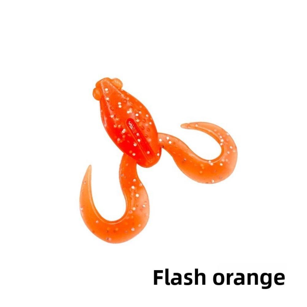 4pcs/Bag 10cm Length TPE Fishing Bait Floating Design Bionic Fake Bait  Bass Fishing