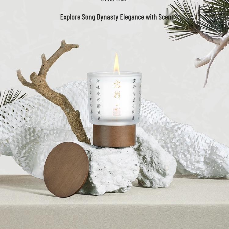 Song Dynasty Zide Series Osmanthus Scented Candle - Home Decor, Birthday Gift, Party Favor.