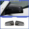 Rear View Mirror Covers For Mercedes-Benz W204 E W212 W176 W246 CLS C218 GLA X156 ABS Carbon Fiber Gloss Black