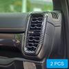 Carbon Fiber Car Center Console Side Air Vent Cover For 2024-2025 Ford Ranger
