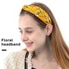 Тканевая повязка на голову в корейском стиле с крестообразным узлом предотвращает намокание волос, легкие прочные аксессуары для волос с цветочным принтом