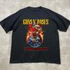 Guns N Roses 2025 Tour T-shirts Vintage Rock Band Short Sleeve Fashion Cotton Tshirts Women Men Tees Summer Y2K Clothes Tops