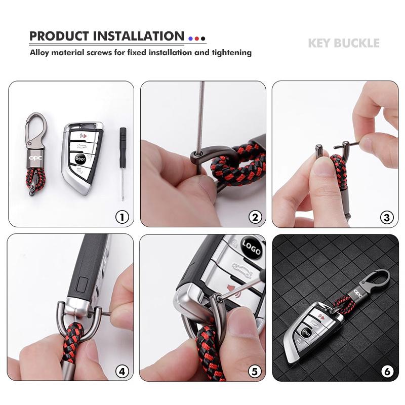 czsvdy1 czprfz1 Luxury Car Metal Key Ring Keychain Pendant Keys Holder For Opel OPC Astra J H G K Insignia Corsa D B E Mokka Meriva