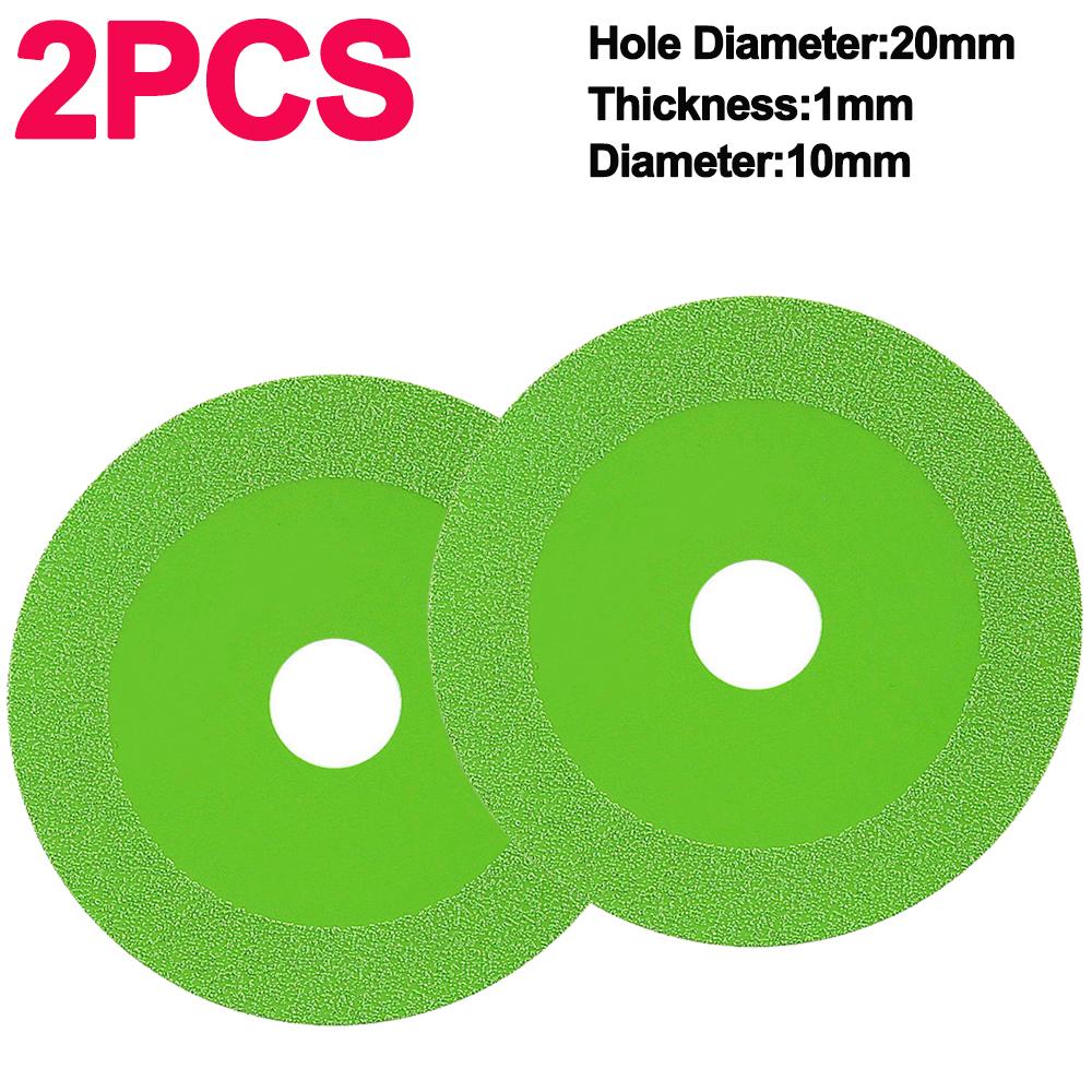 Диск для резки стекла Супер тонкий 100 мм Алмазная пила для снятия фаски Лезвие для резки керамики для шлифовальной машины для стеклянных бутылок вина