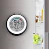 Circular Temperature Humidity Meter  Alarm Clock Electronic Clock  Greenhouse