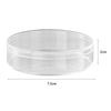 Round Storage Box Transparent Jewelry Box Practical Collection Containers  Jewelry Nail Art Biscuit