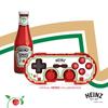 Hyperkin Pixel Art Heinz Bluetooth Wireless Game Controller Retro Style x Limited Design x Turbo Function Compatible with Nintendo Switch iOS (Label