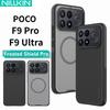 Магнитный чехол NILLKIN для POCO F9 Ultra Pro, ТПУ + ПК, Жесткая задняя крышка, Встроенный магнит, Матовый, CA4002