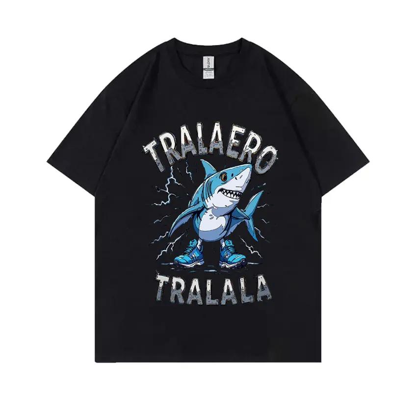 Italian Brainrot Tung Tung Tung Sahur Tralalero Tralala Boneca Ambalabu Lirili Larila Graphic Tshirt Unisex Casual Humor Tshirt