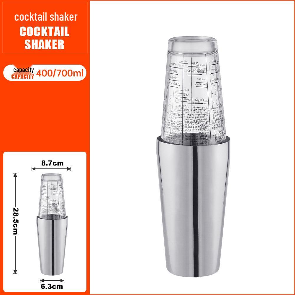 600ml Glass Shaker Set for Coffee and Bubble Tea