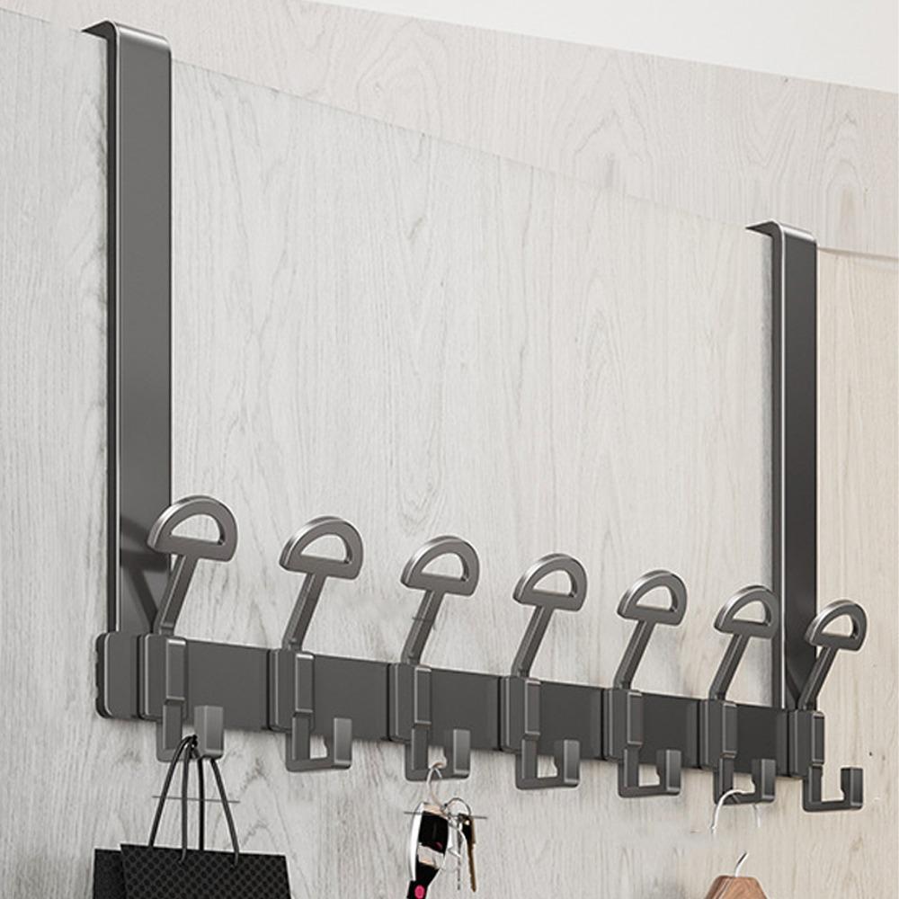 Quick Installation Wall-Mounted Coat Racks 6/7 Hooks Storage Hooks Home Storage