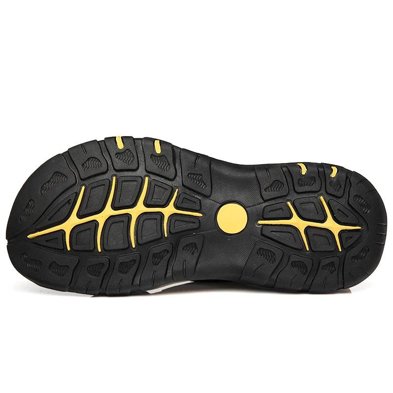 Men Sandals Genuine Split Leather Men Beach Roman Sandals Brand Men Casual Shoes Flip Flops Men Slippers Sneakers Summer Shoes