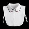43 Styles Fake Collar Stand Lapel Shirt Detachable Collar Women Lace Floral False Collar Half Shirt Blouse Faux Col