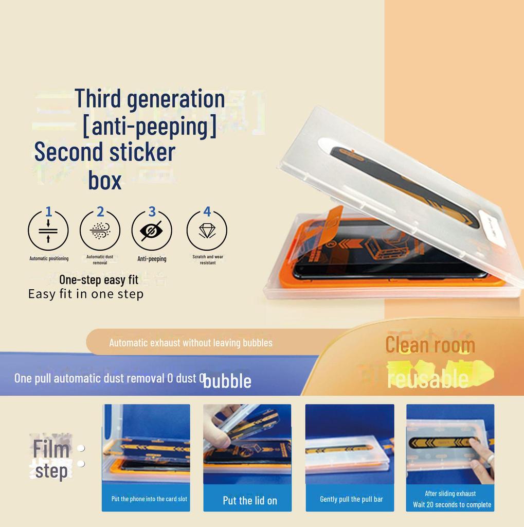 "Anti-Peep Tempered Glass Screen Protector for Apple iPhone 13/14 Pro Max and 15 Pro"