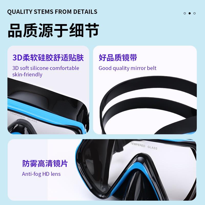 Kids Snorkel Mask Anti-Fog Full Face Diving Freediving Swimming