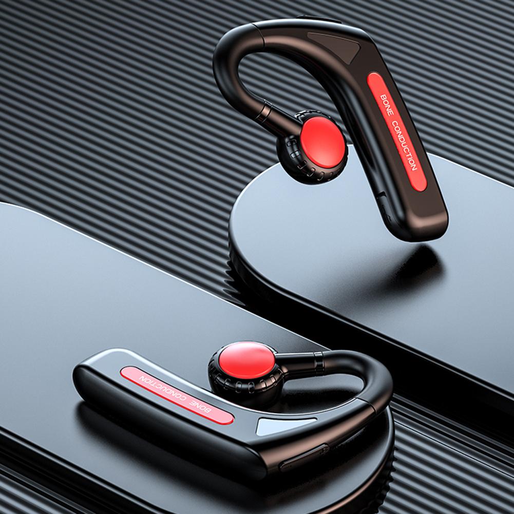 Беспроводные наушники-клипсы с костной проводимостью, Bluetooth-наушники, звук, гарнитура hands-free для спорта, спортивная гарнитура с шумоподавлением