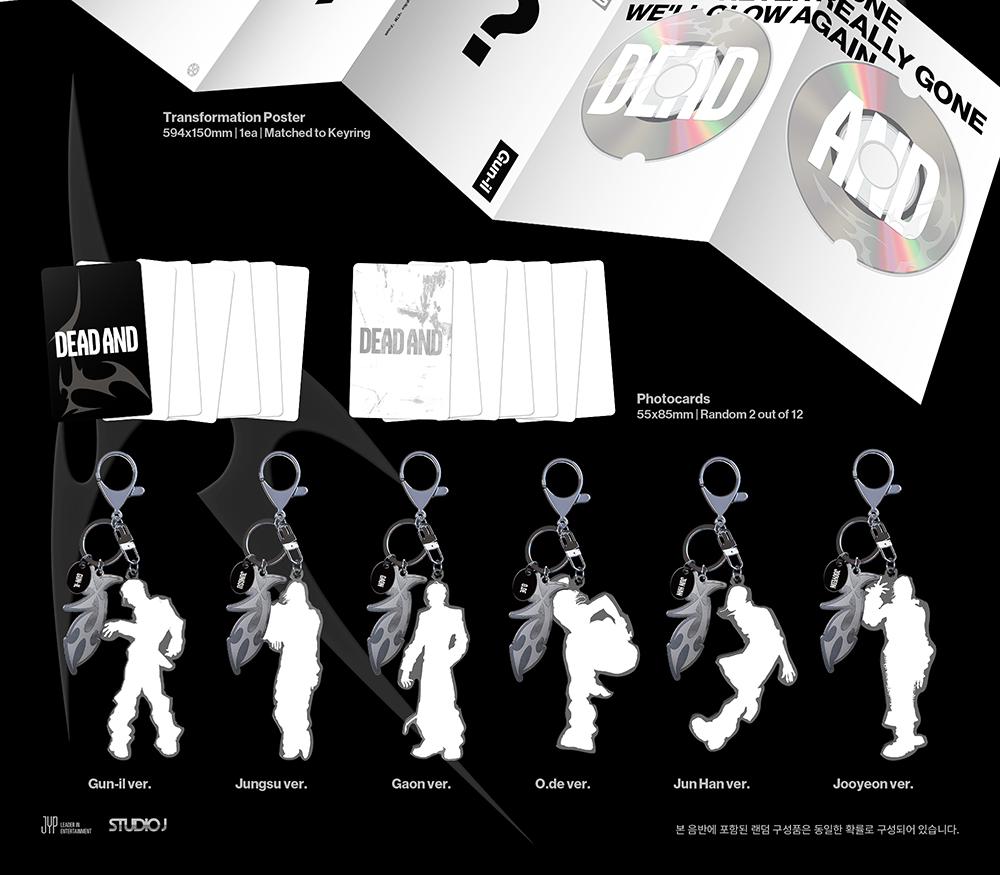 [POB] Xdinary Heroes [DEAD AND] 8-й мини-альбом (Брелок с иллюстрацией версия)