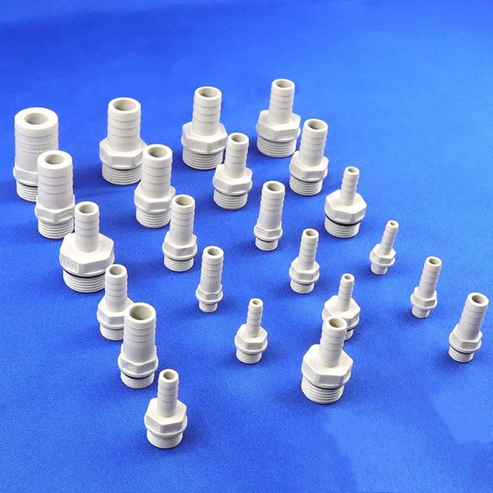 1 шт., пластиковый фитинг для шланга с зазубренным хвостом, 6/8/10/12 мм, адаптер для трубной муфты, новое соединительное соединение